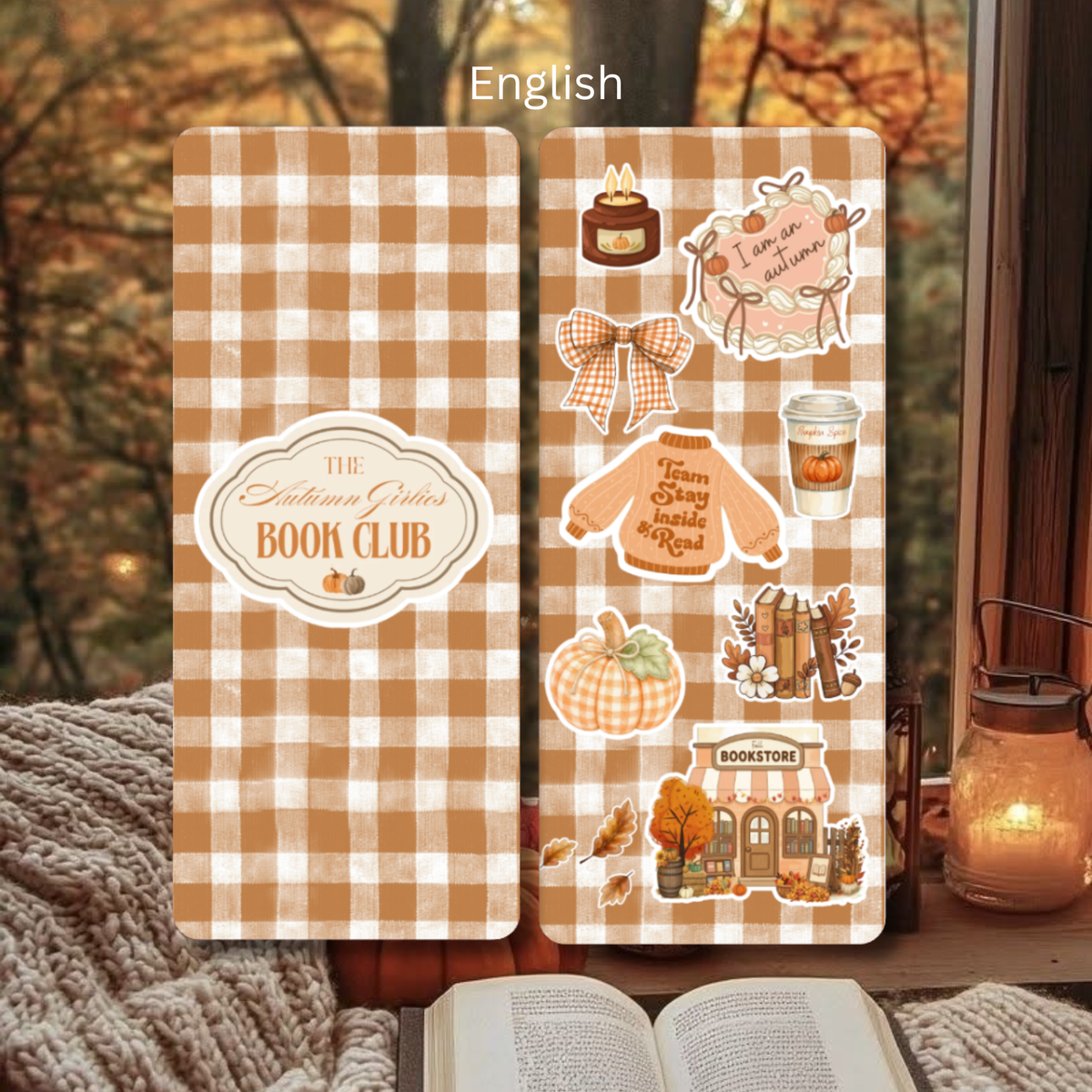 Bookmark - Cozy Autumn Collage