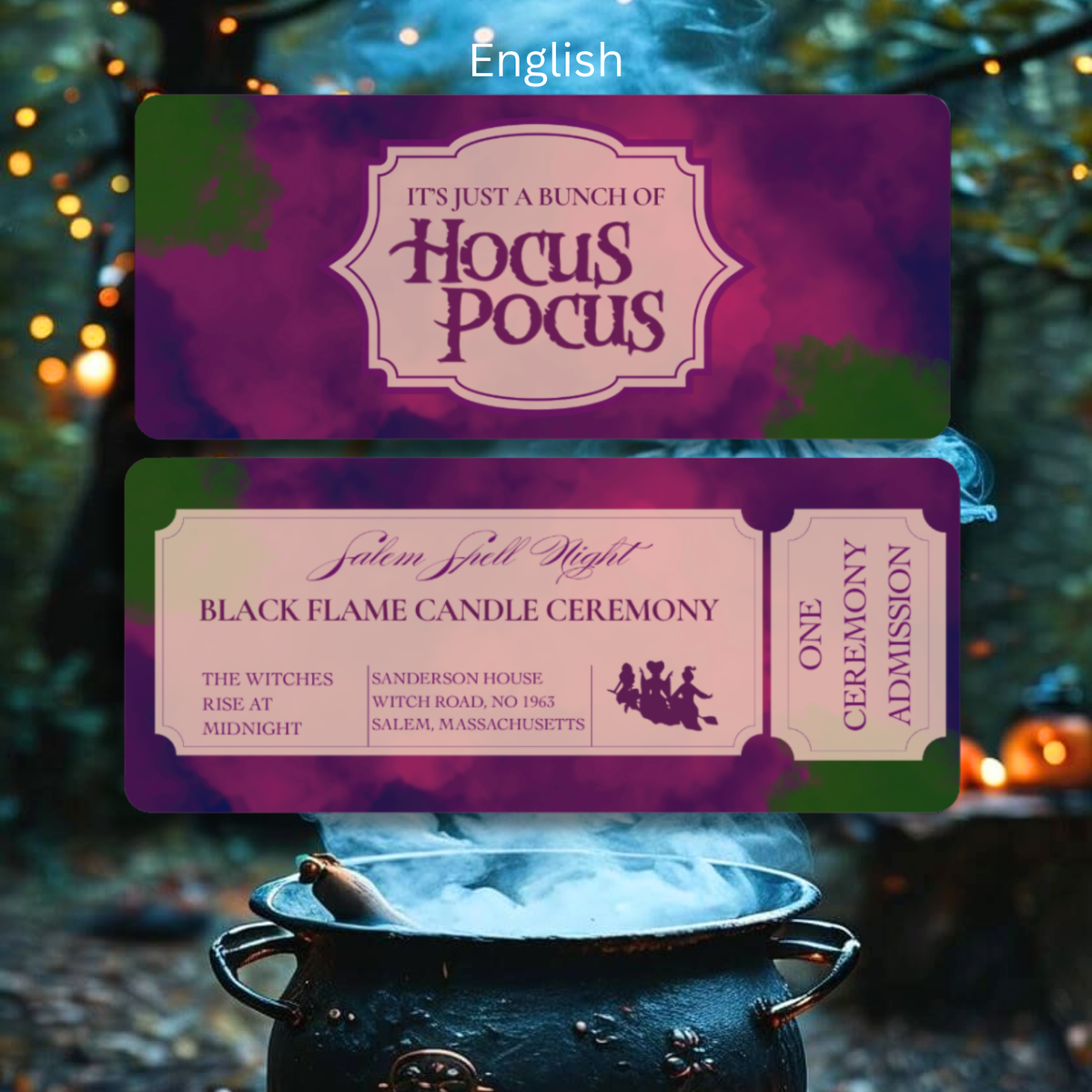 Signet - Hocus Pocus - Ceremony admission