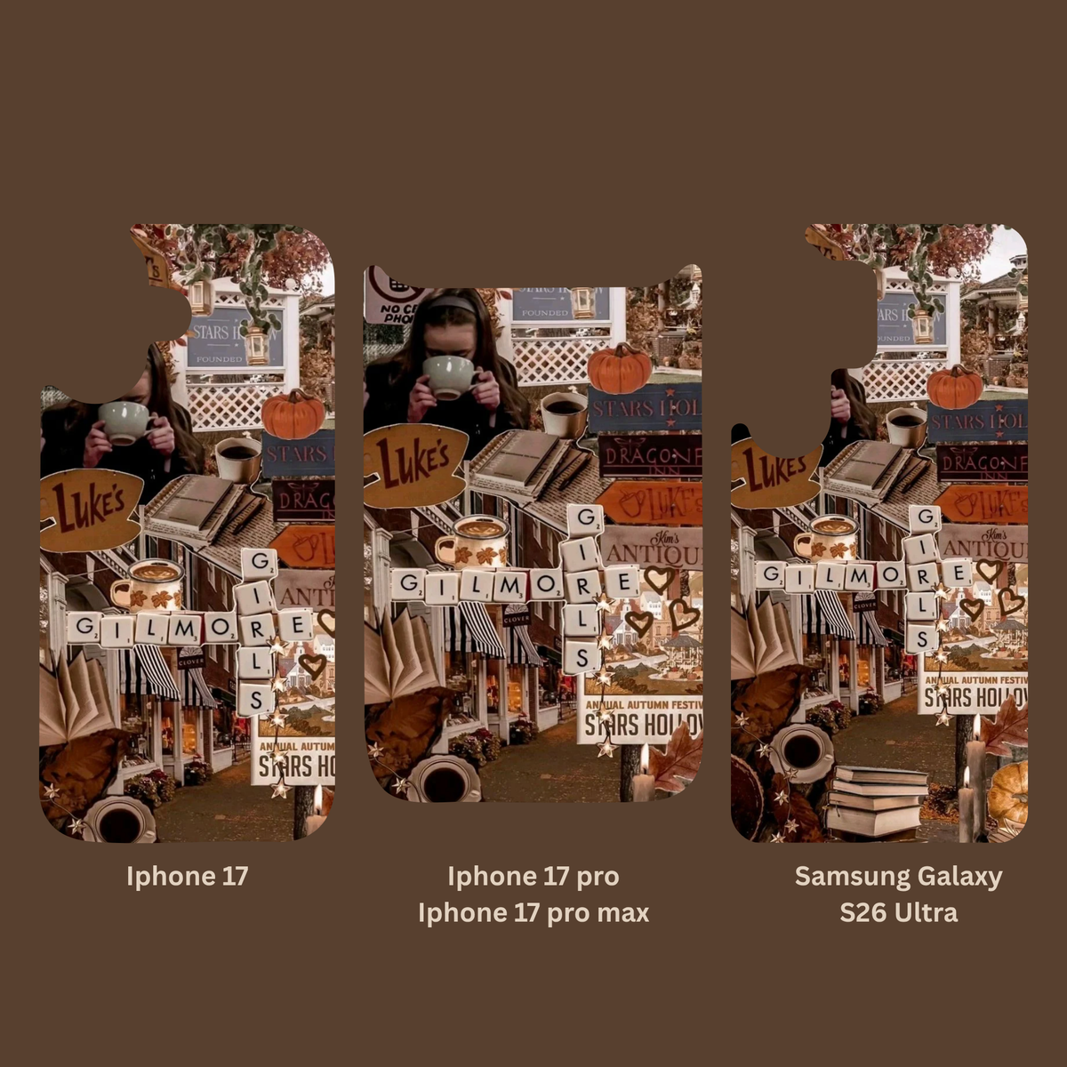 Phone Insert - Gilmore Girls - Photo Collage