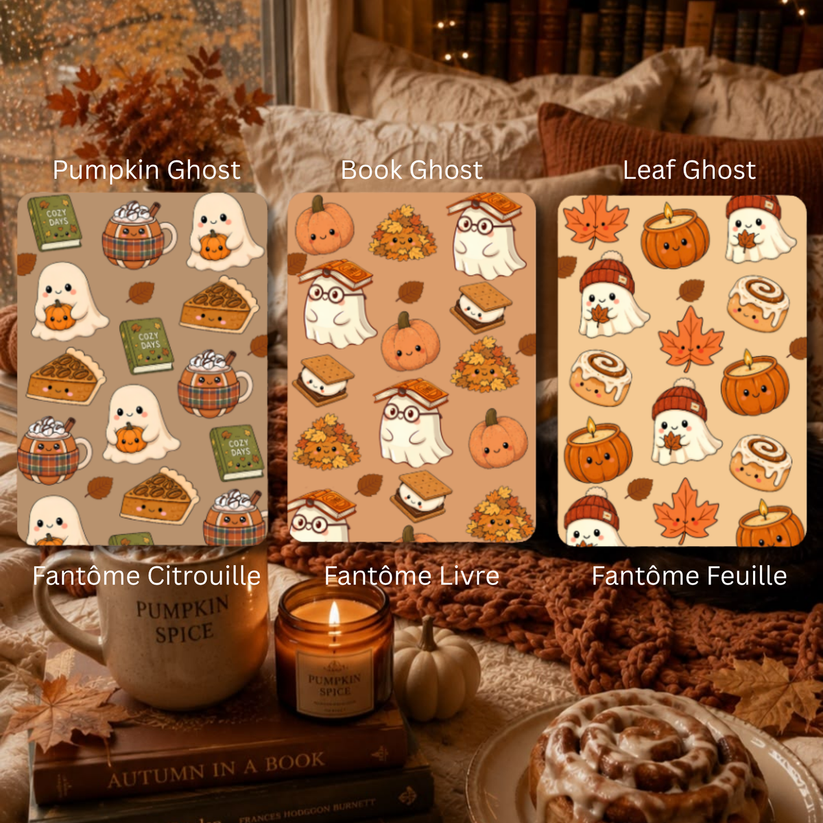 Insert Kindle - Fantôme d'automne cozy