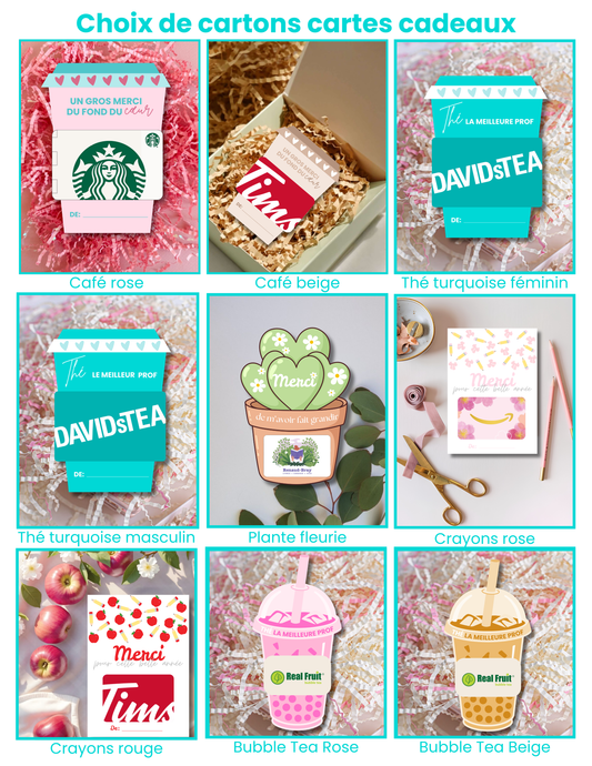 Ensemble cadeau - Trio Signet PERSONNALISÉ, Mini Stickers, Carton Présentation Carte Cadeau