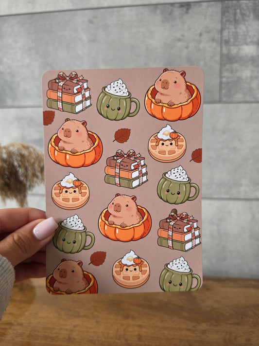 Insert Kindle - Capybara d'automne