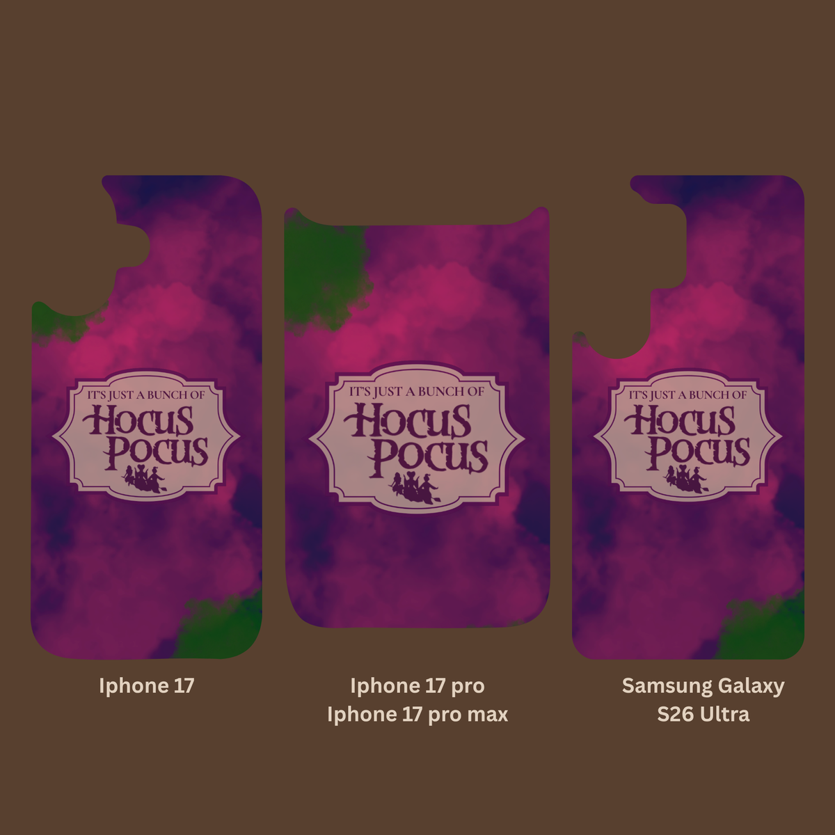Phone Insert - Hocus Pocus - Witches (EN/FR)