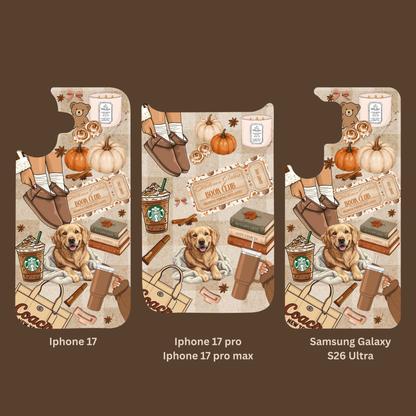 Phone Insert - Autumn Girlie Essentials - 6 Dogs to Choose From