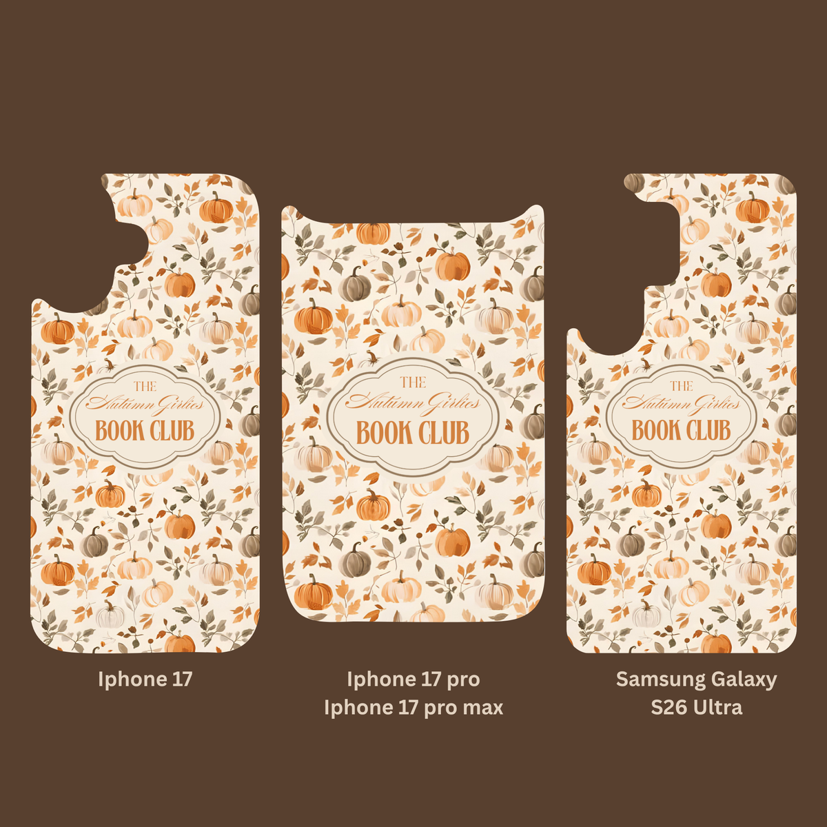 Phone Insert - Fall Girlies Book Club - (EN/FR)