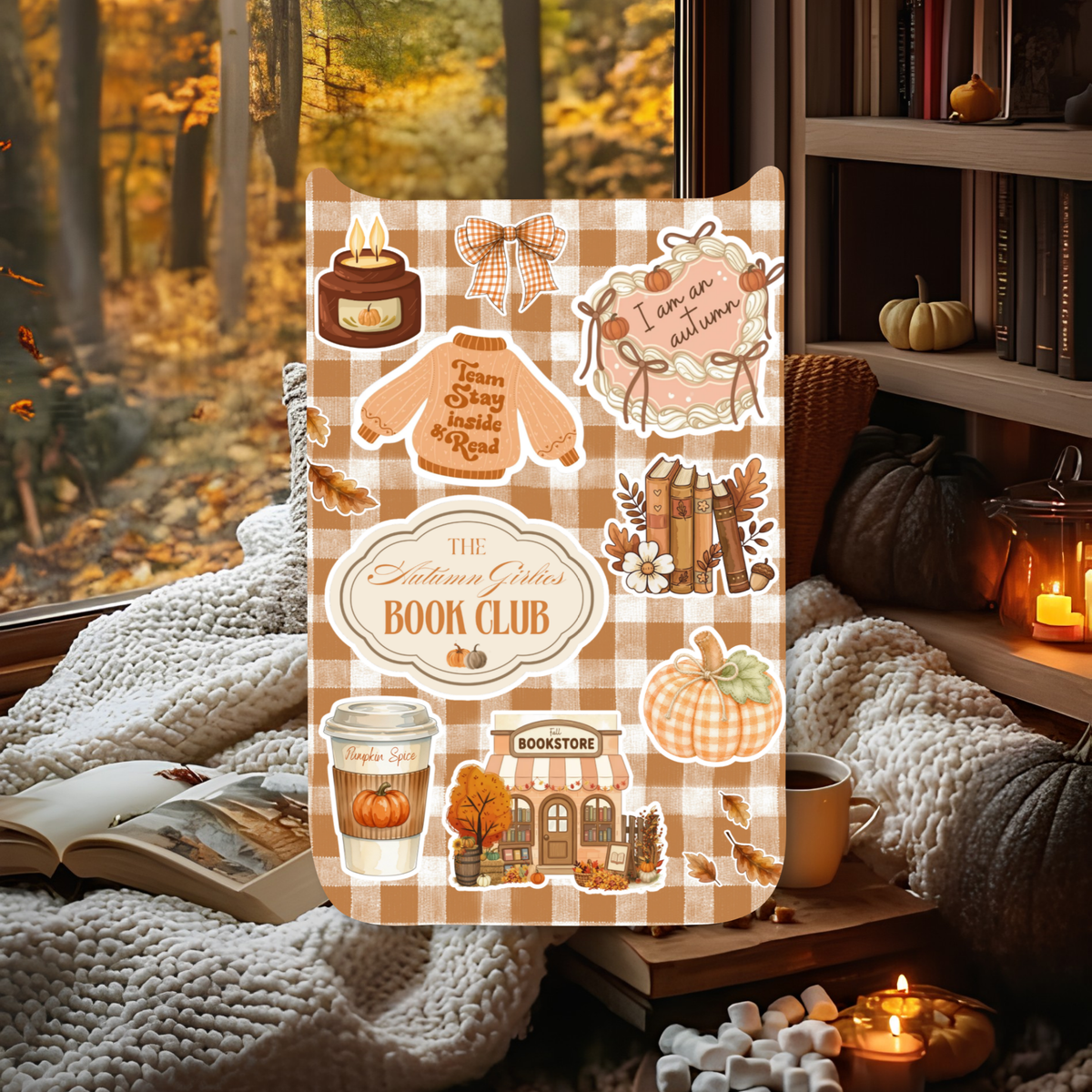 Phone Insert - Autumn Cozy Collage - (EN/FR)