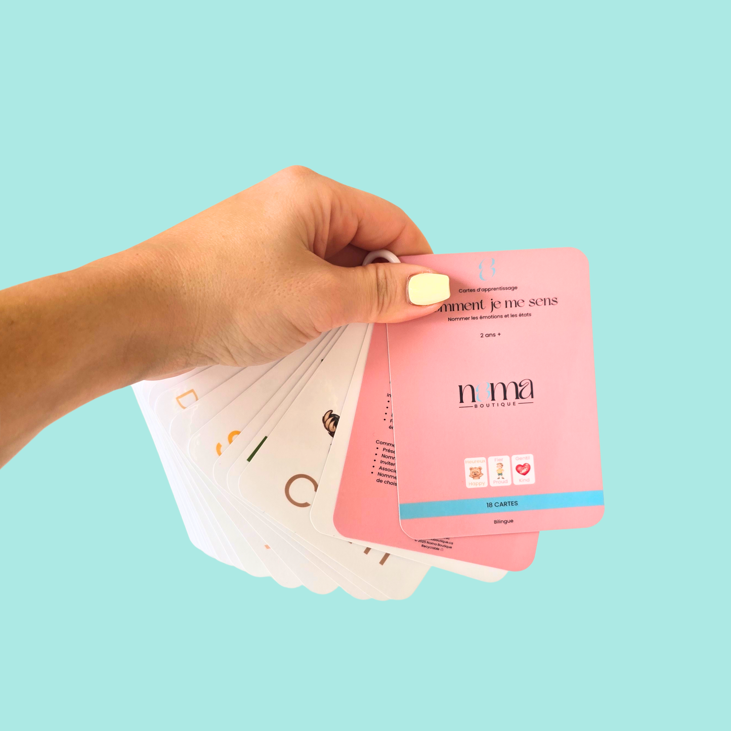 Cartes “Comment je me sens” éducatives – Émotions et expression (2 ans et +)