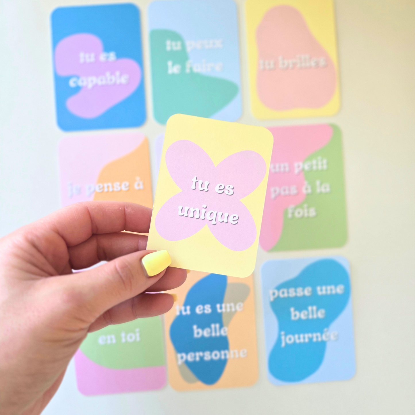 Petits Mots Pastel – Messages doux pour la boîte à lunch et le quotidien