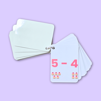 Cartes Additions & Soustractions éducatives – Premiers calculs en s’amusant (4–7 ans)