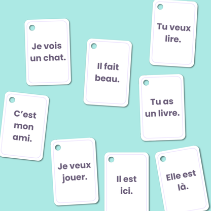 Cartes Premières Phrases éducatives – Lire ses premières phrases avec plaisir (4–7 ans)