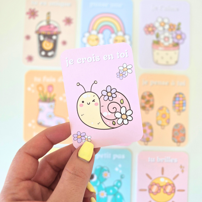 Petits Mots Fleuris – Messages doux pour la boîte à lunch et le quotidien