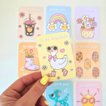 Petits Mots Fleuris – Messages doux pour la boîte à lunch et le quotidien