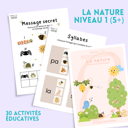 Activités éducatives – La Nature | 30 activités amusantes (5 ans et +)