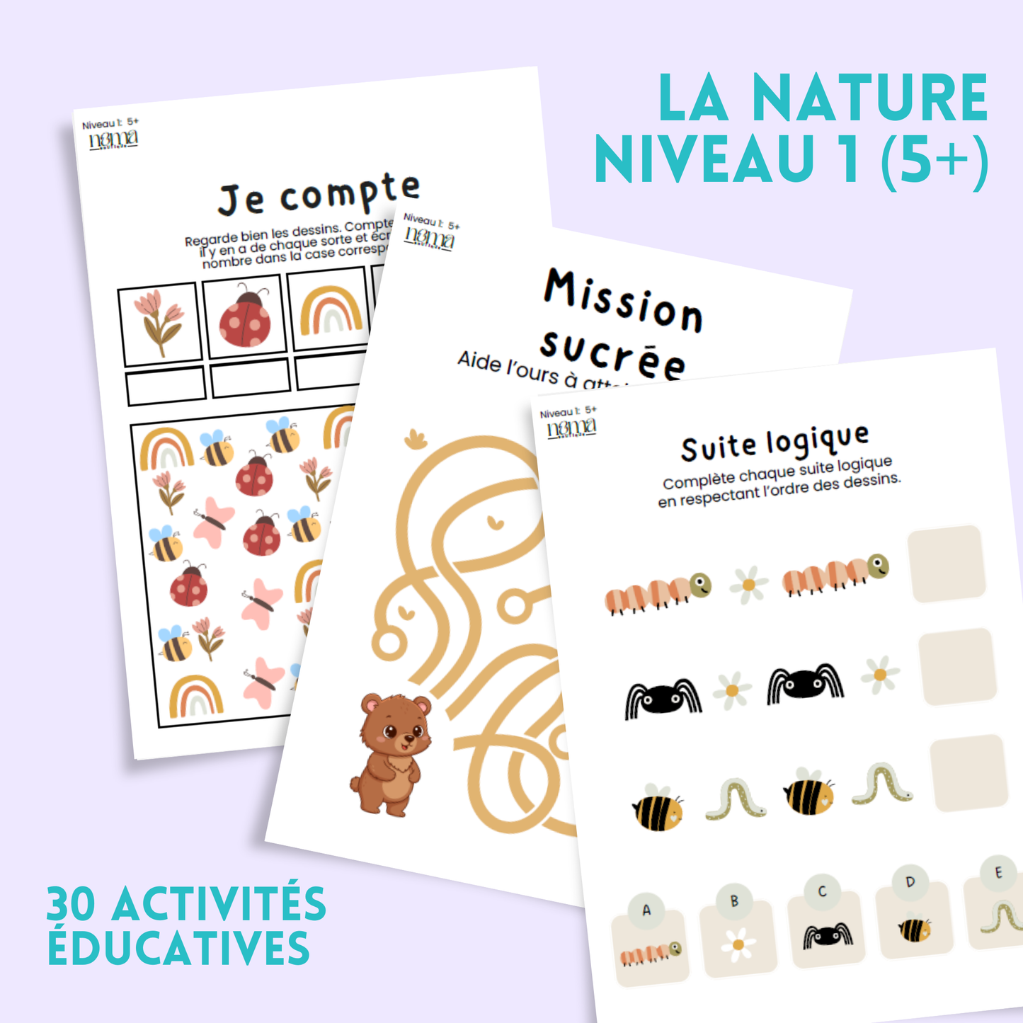 Activités éducatives – La Nature | 30 activités amusantes (5 ans et +)
