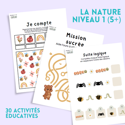 Activités éducatives – La Nature | 30 activités amusantes (5 ans et +)