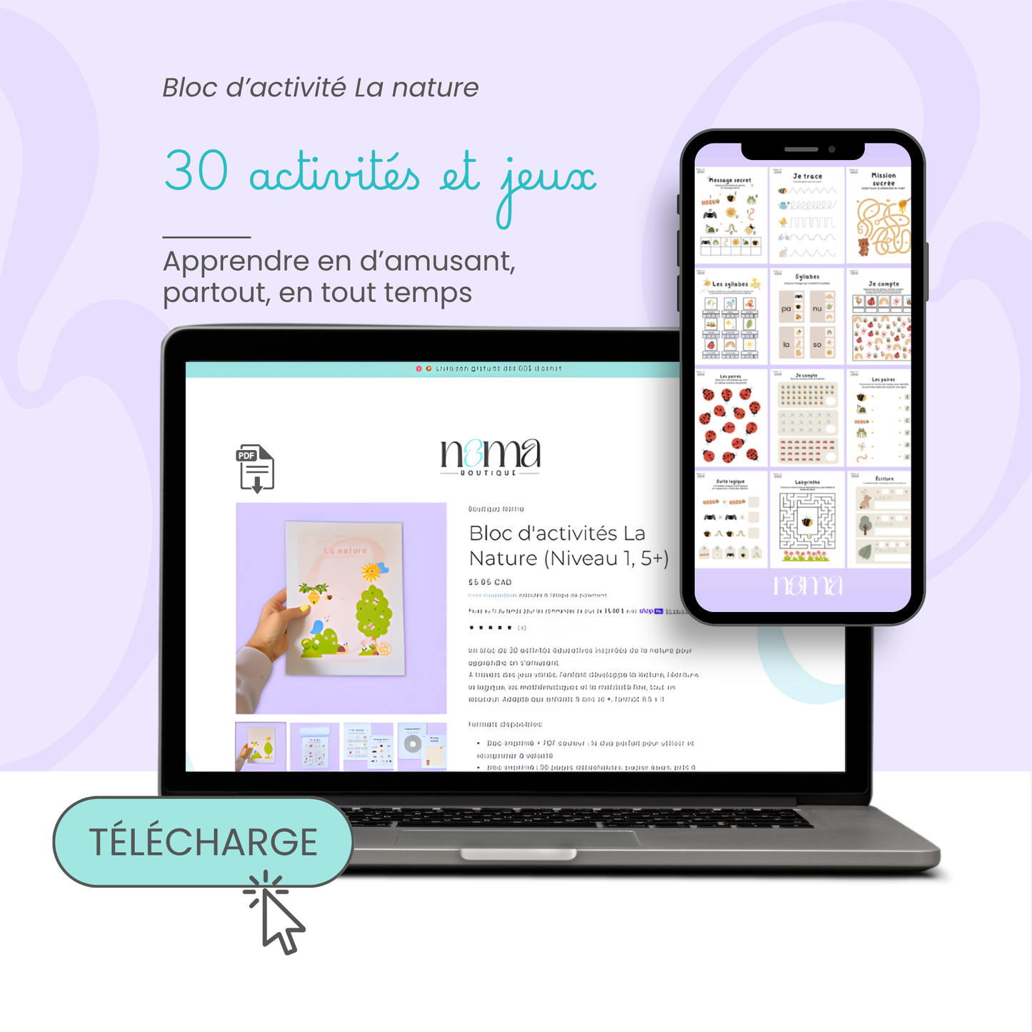 Activités éducatives – La Nature | 30 activités amusantes (5 ans et +)