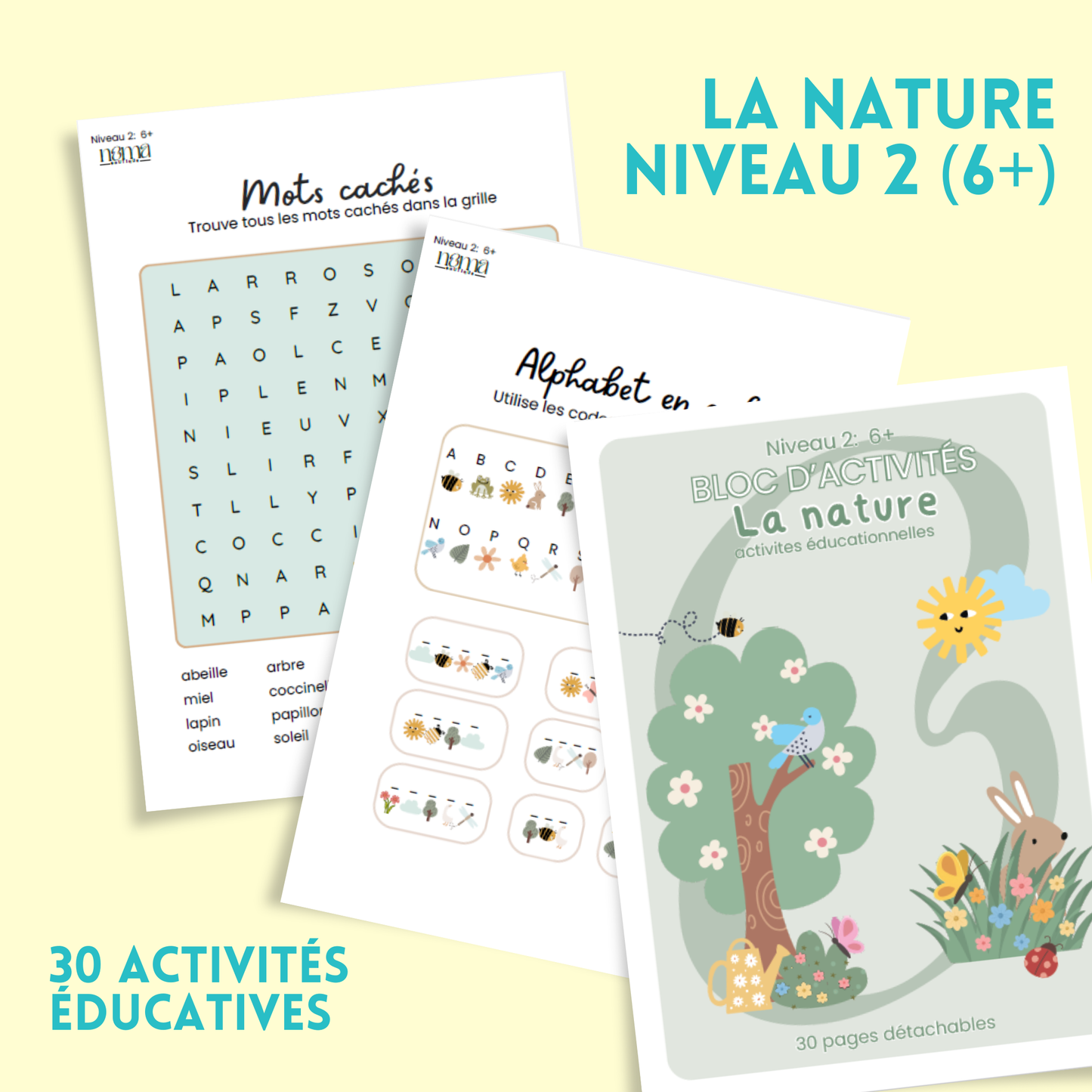 Activités éducatives – La Nature | 30 activités amusantes (6 ans et +)
