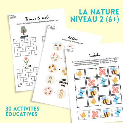 Activités éducatives – La Nature | 30 activités amusantes (6 ans et +)