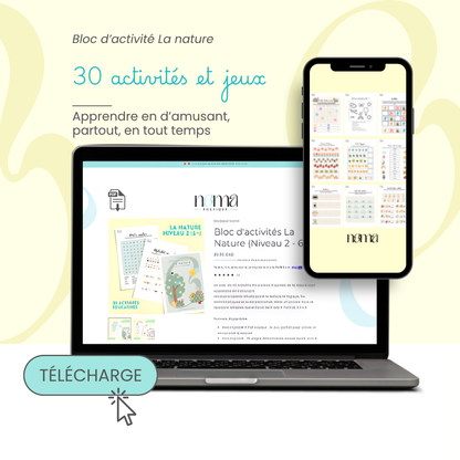 Activités éducatives – La Nature | 30 activités amusantes (6 ans et +)