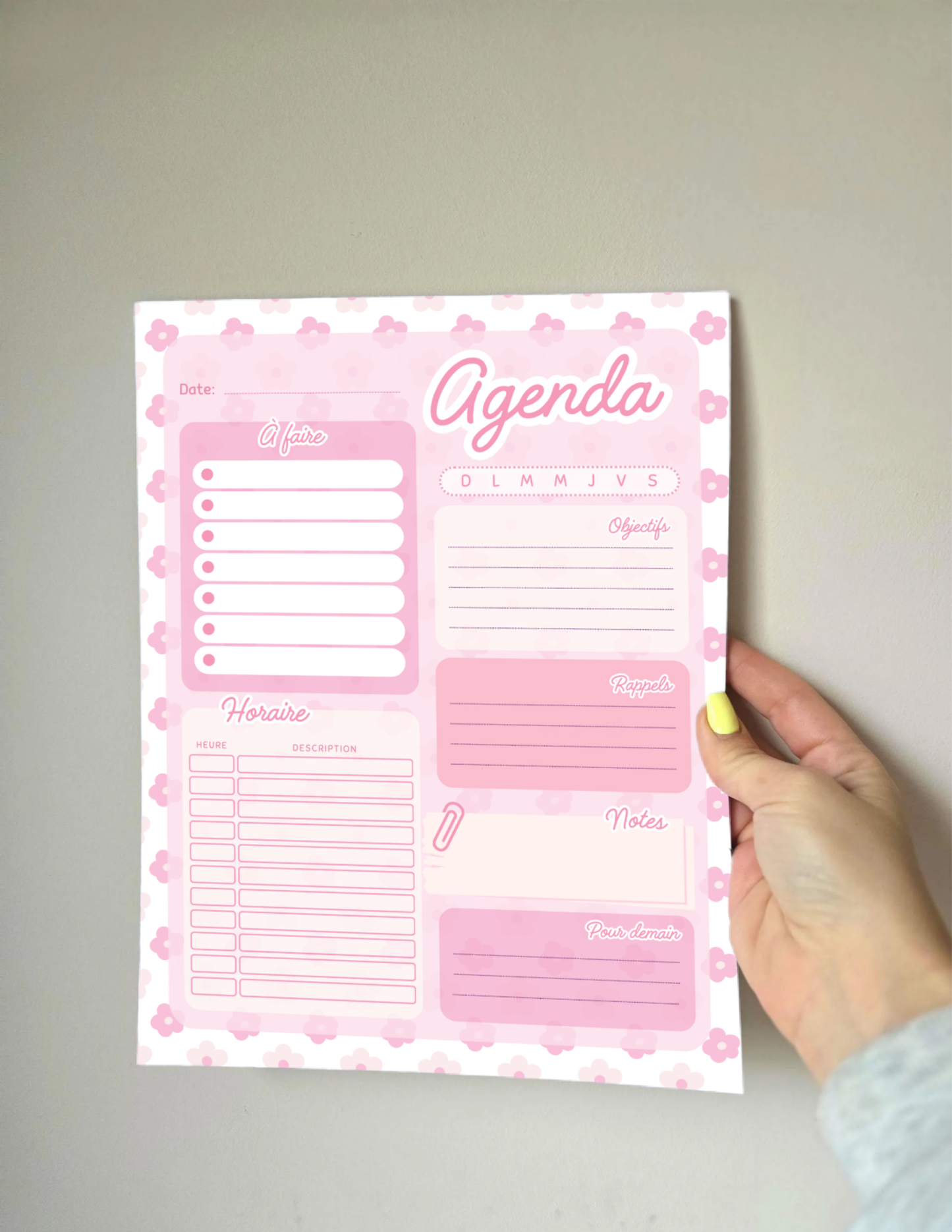 Agenda - Flower Girl