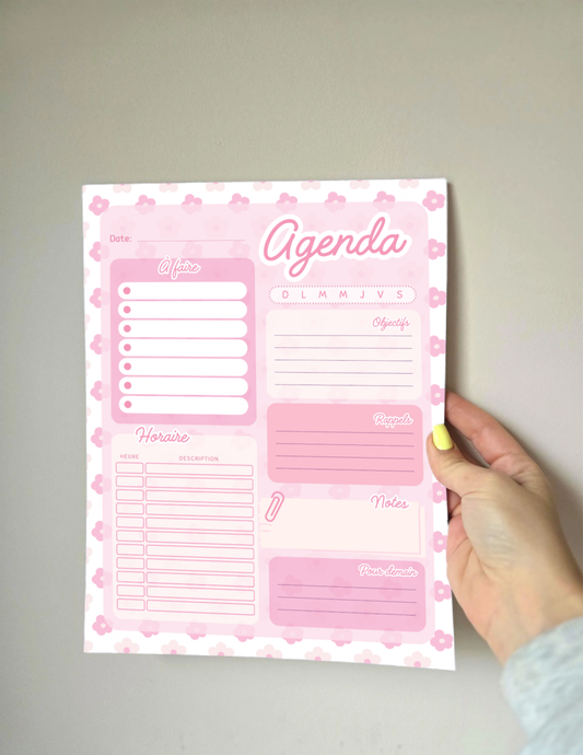 Agenda - Flower Girl