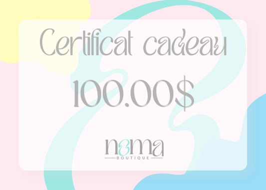 Certificat Cadeau