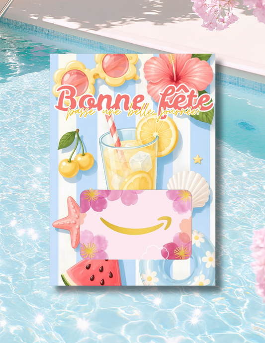 Gift card holder – Lemonade – Printed 5x7 Card
