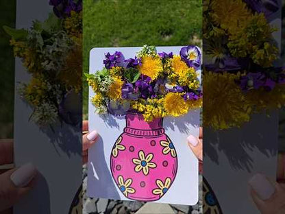 Chasse aux Fleurs - Vase Rose