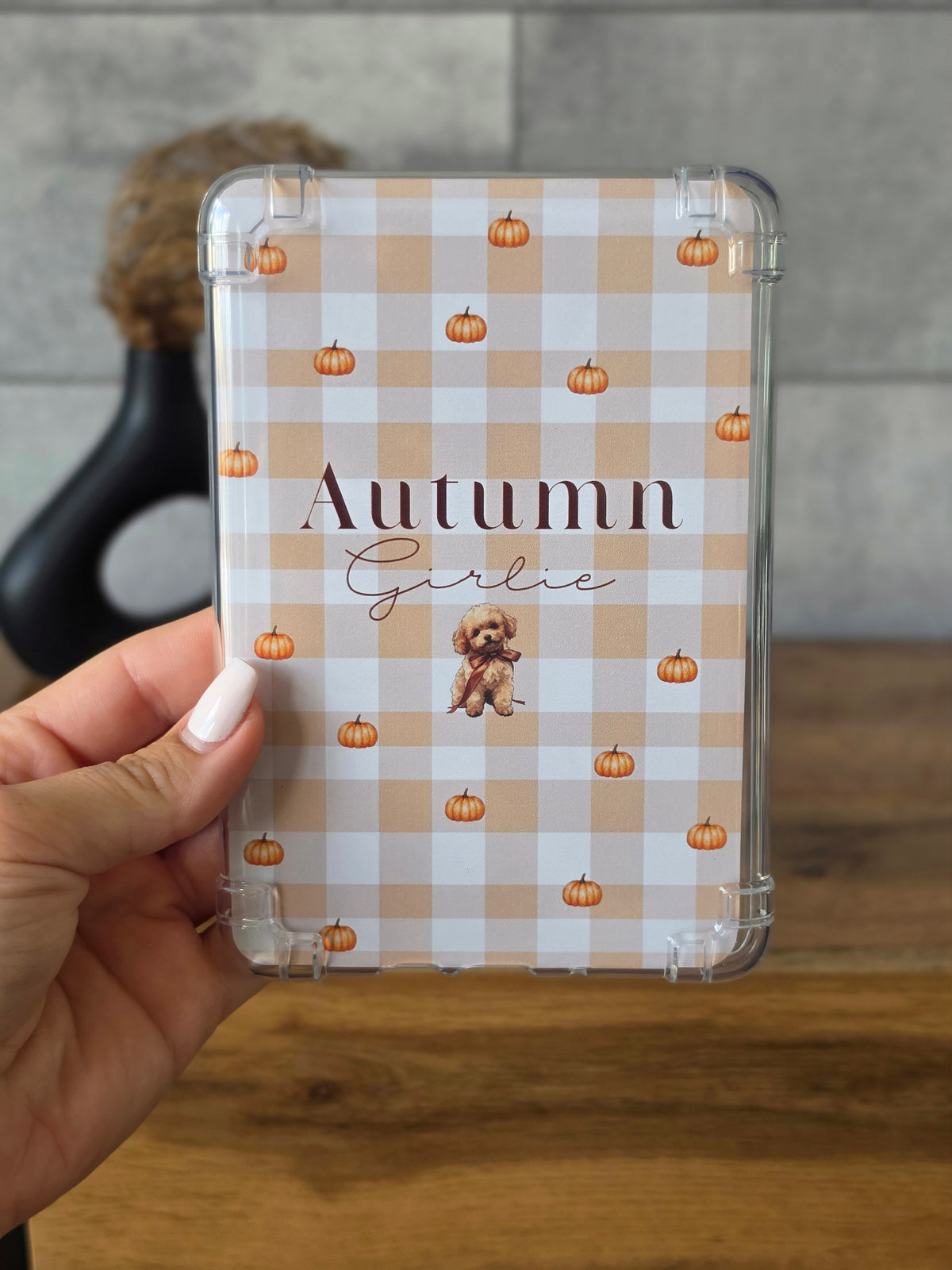 Insert Kindle - Automne Girlie - 6 Chiens au Choix
