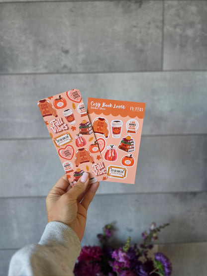 Bundle Cozy Fall Vibes - Sticker Sheet & Signet