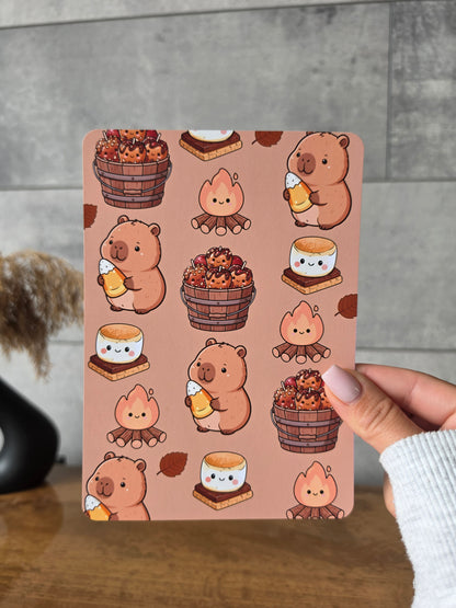 Insert Kindle - Capybara d'automne