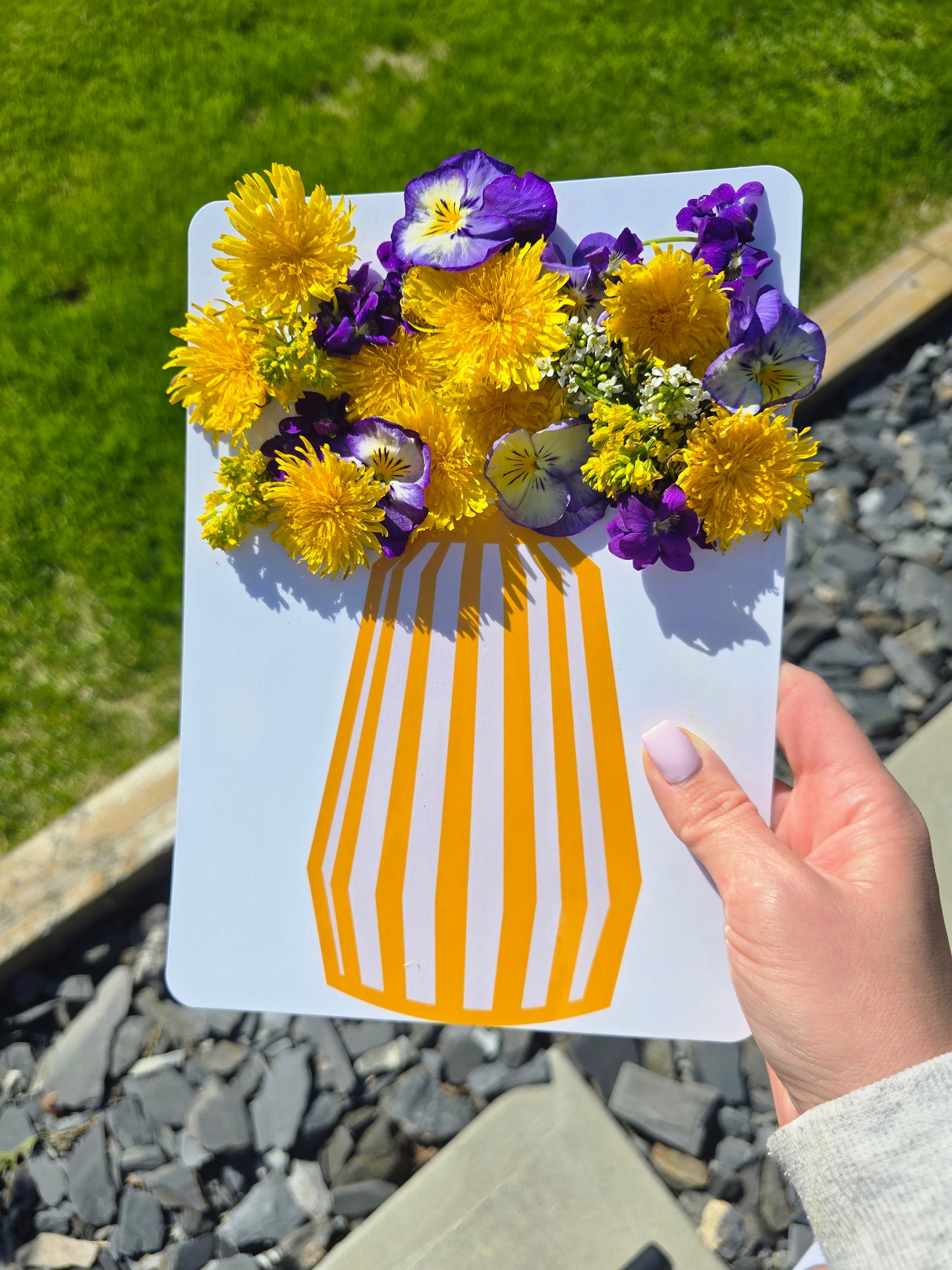 Chasse aux Fleurs - Vase Jaune