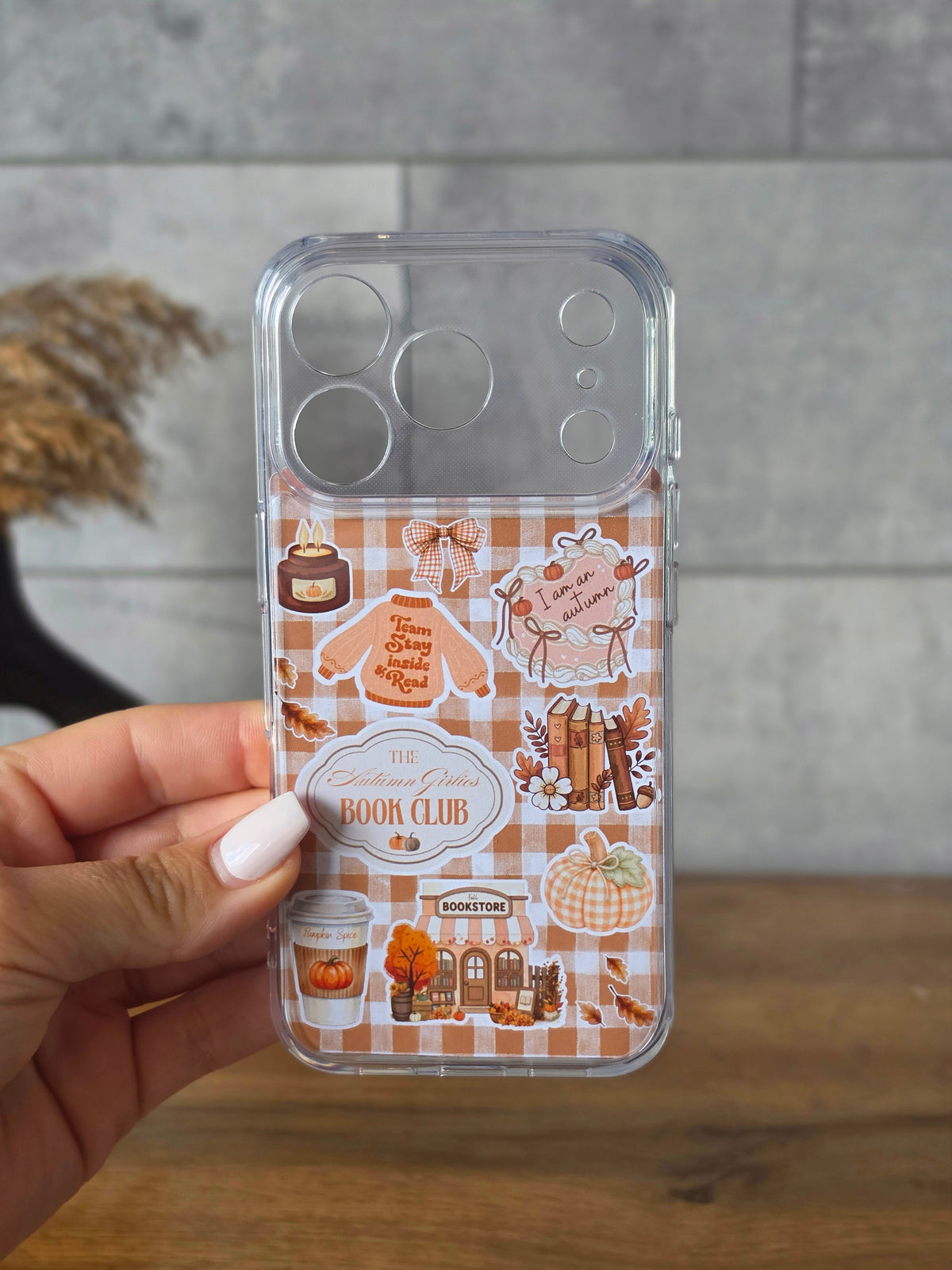 Phone Insert - Autumn Cozy Collage - (EN/FR)
