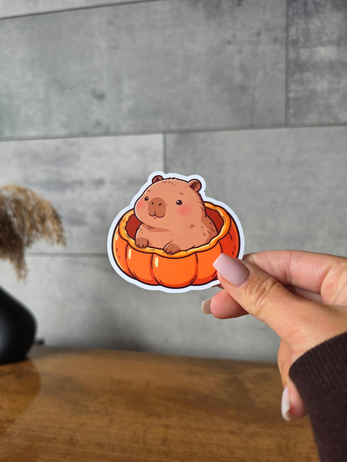 Stickers Collection Capybara Citrouille