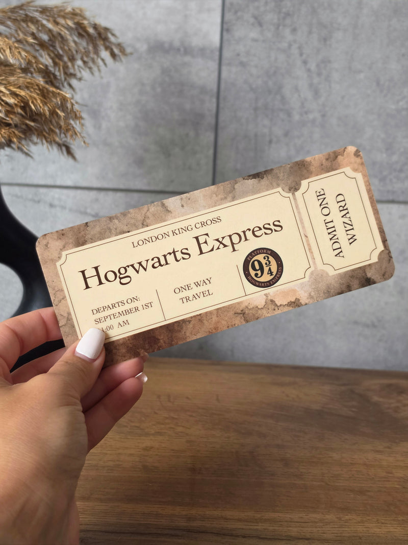 Bookmark - Harry Potter - Hogwarts Express Ticket