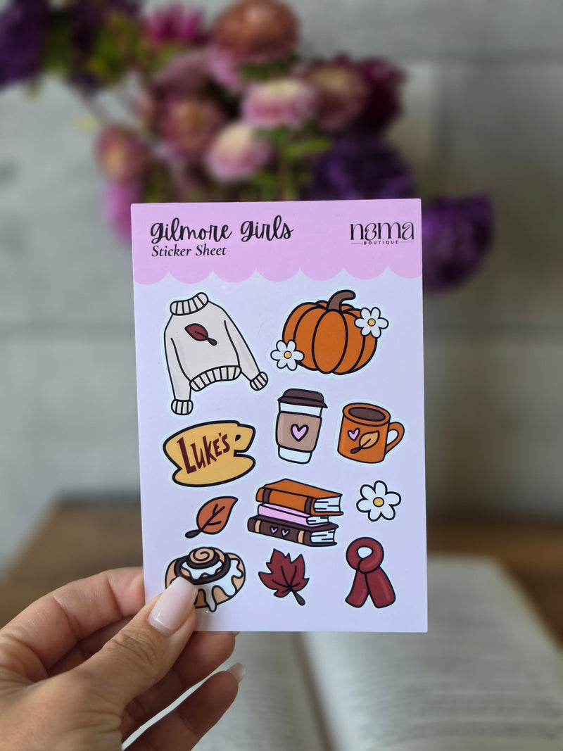 Sticker Sheet - Gilmore Girls