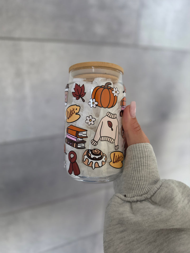 16oz Glass Cup - Gilmore Girls