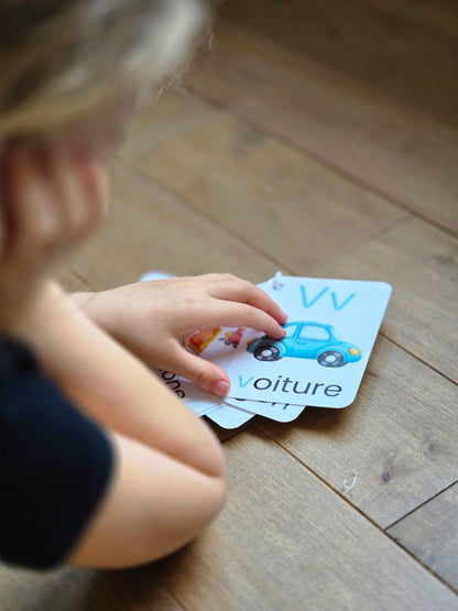 Cartes Alphabet éducatives – Premières lettres et vocabulaire (2 ans et +)
