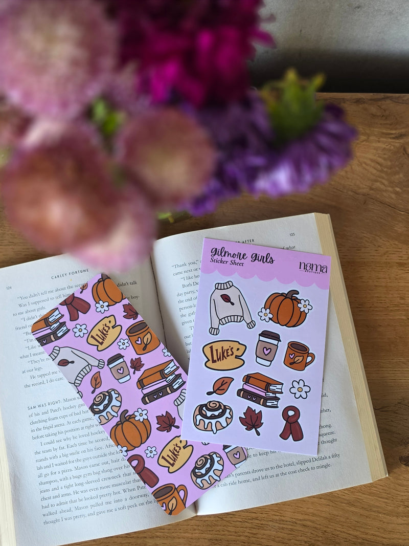 Gilmore Girls Bundle - Sticker Sheet & Bookmark