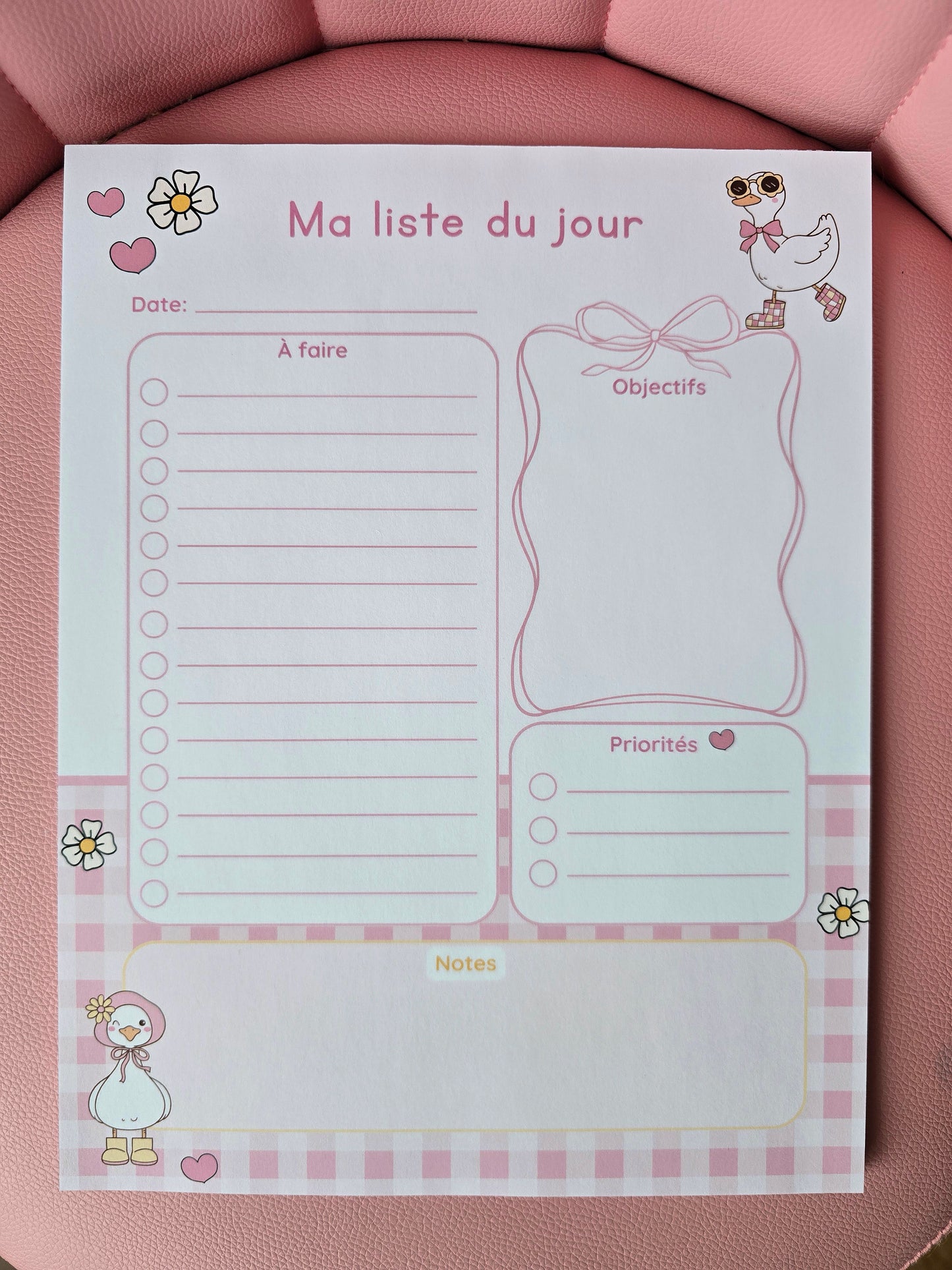 Ma Liste du Jour - Petite Oie Rosée