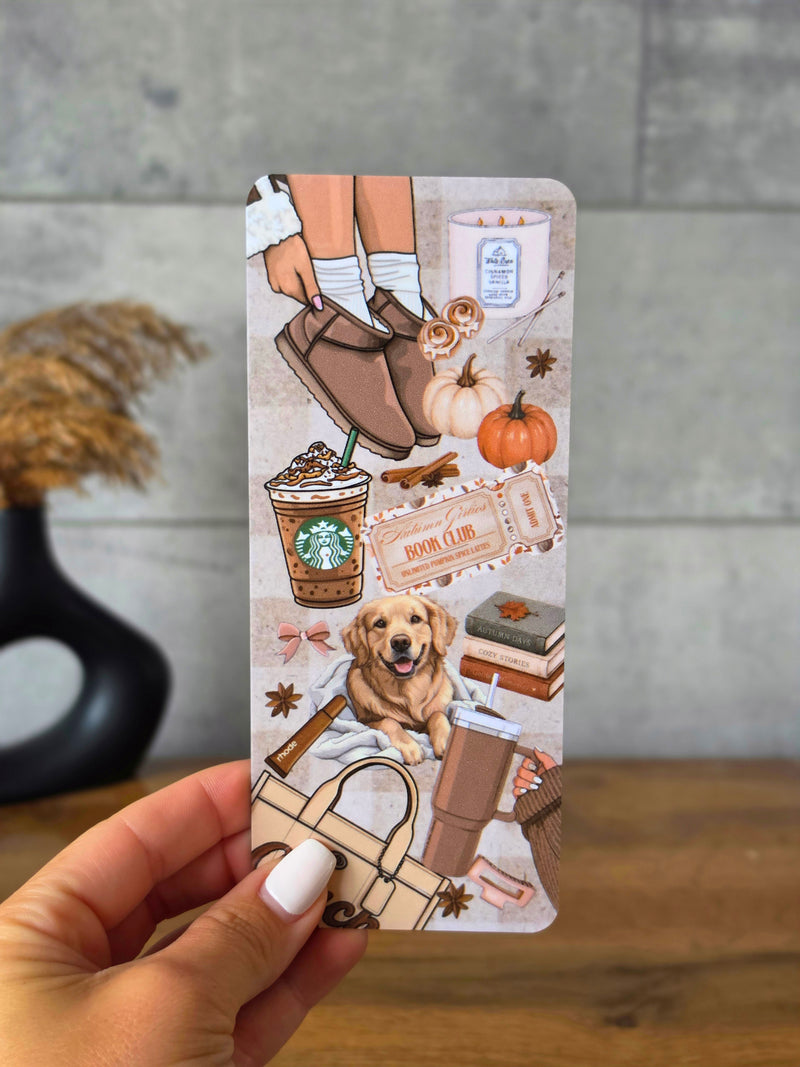 Bookmark - Autumn Girlie Essentials - 6 Dog Options