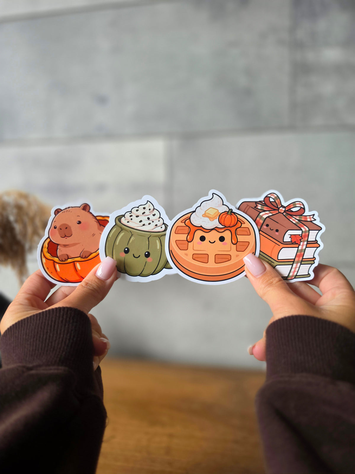 Stickers Collection Capybara Citrouille