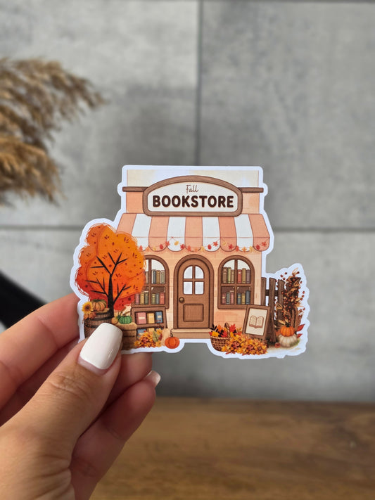 Sticker - Fall Bookstore