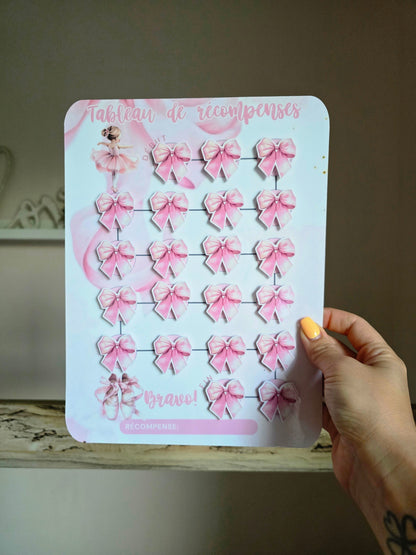 Tableau de récompenses – Ballerine (2 à 7 ans)